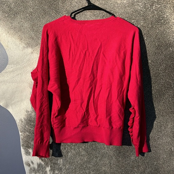 Pink Ruffle Sweater - Picture 4 of 4